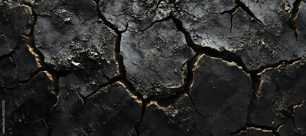 Close-Up of Cracked Dry Earth Texture in Extreme Detail Close-Up of Cracked Dry Earth Texture in Extreme Detail