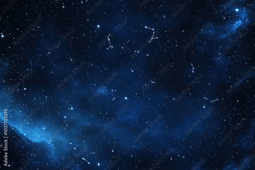 Deep navy blue background wallpaper with a faint constellation stars Deep navy blue background wallpaper with a faint constellation stars