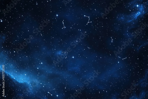 Deep navy blue background wallpaper with a faint constellation stars