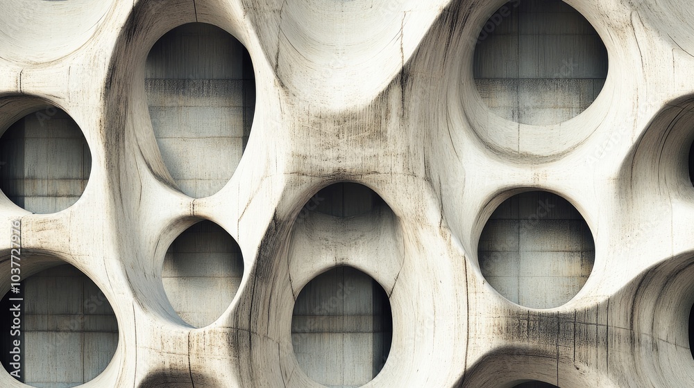 Seamless background featuring an abstract architectural design Seamless background featuring an abstract architectural design