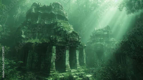 Ancient Temple in the Jungle