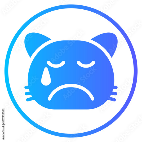 tears gradient icon