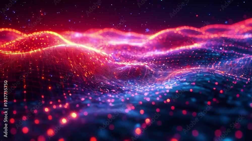 abstract background with hearts