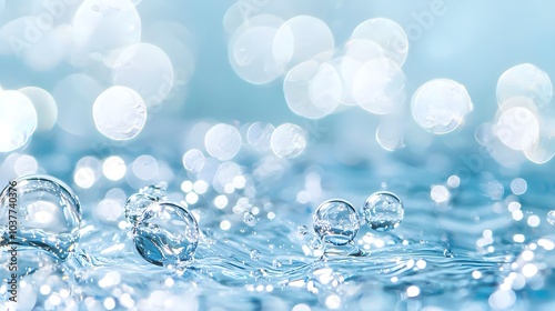 Wallpaper Mural Water Drops Abstract Background Torontodigital.ca