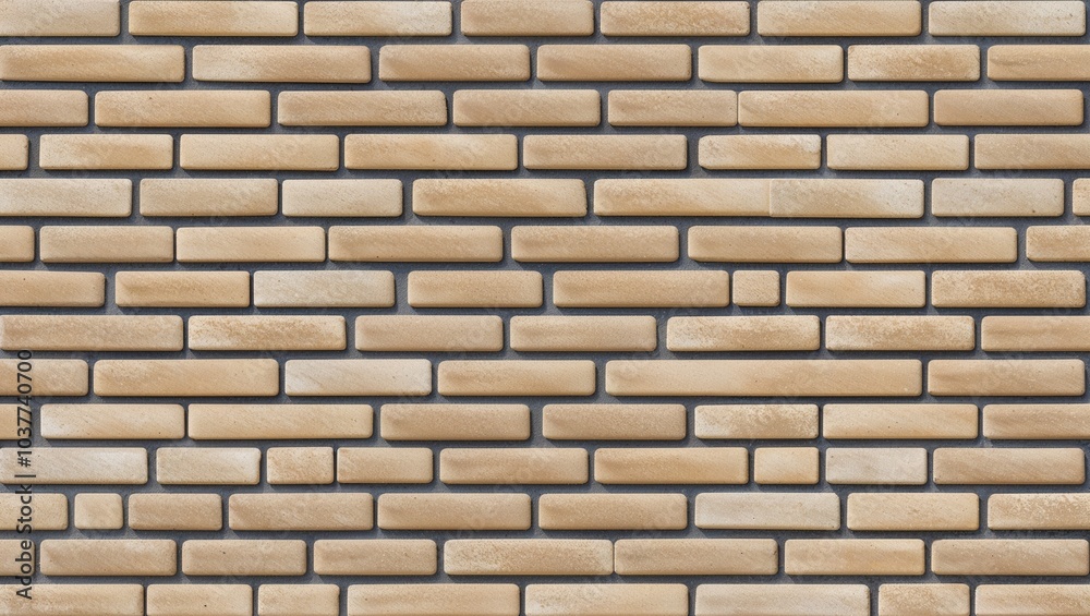 a classic brick wall layout. The wall consists of uniformly arranged rectangular bricks, each with a consistent size and shape. a classic brick wall layout. The wall consists of uniformly arranged rectangular bricks, each with a consistent size and shape.
