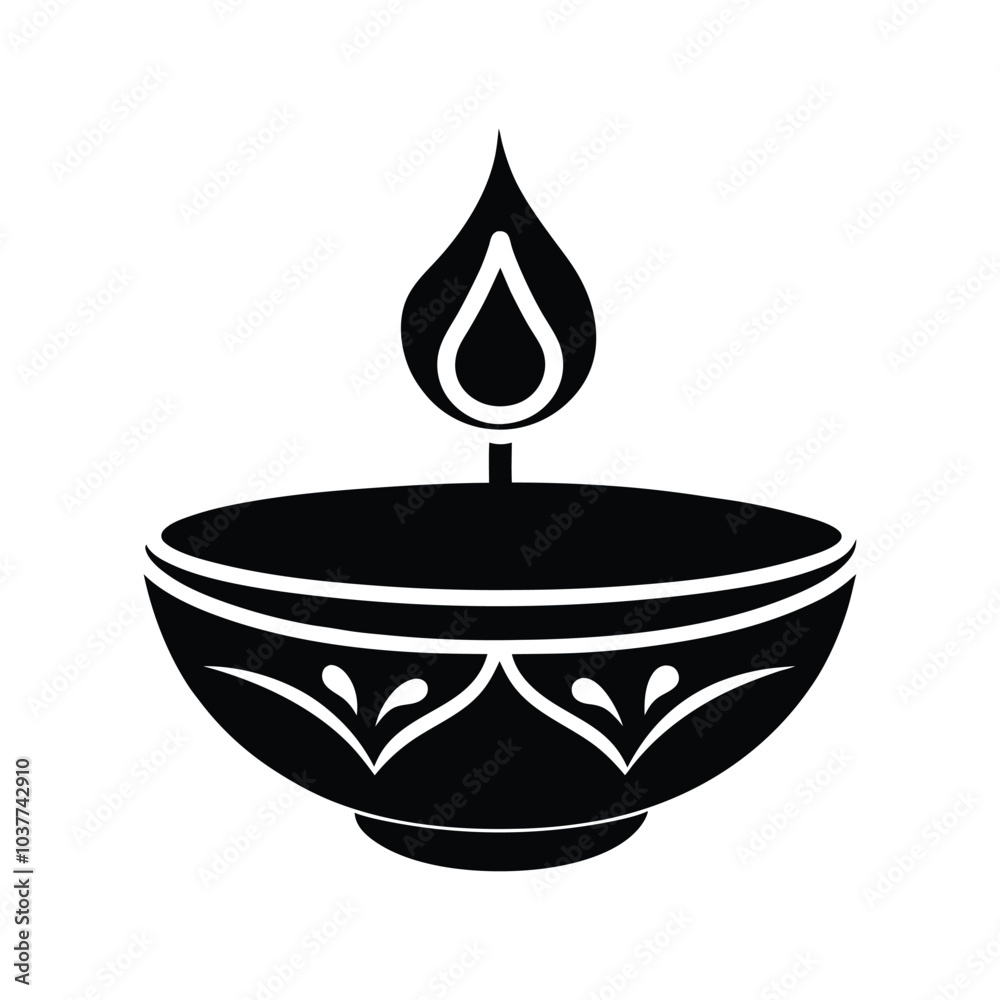 oil lamp isolated on white background oil lamp isolated on white background