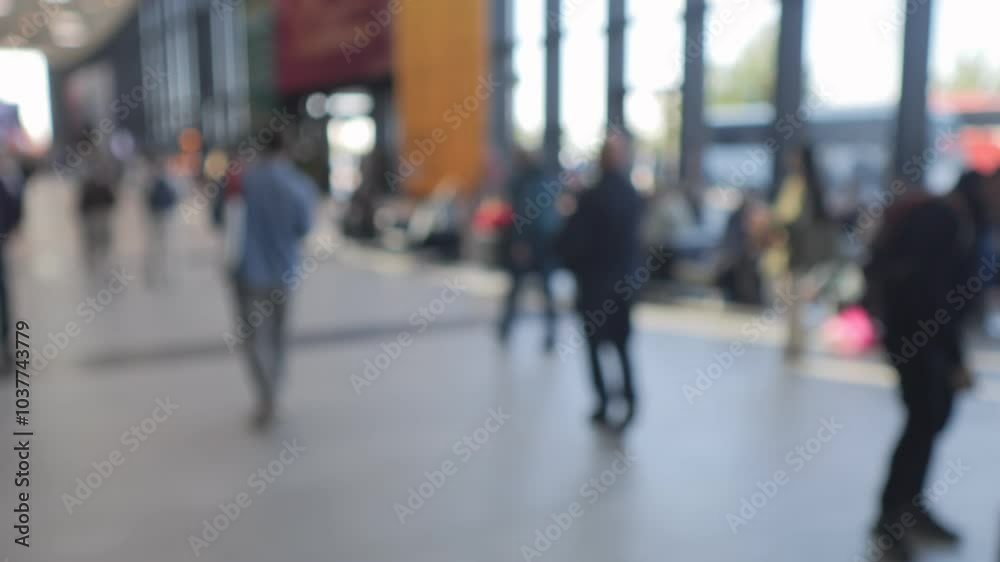 A bustling busy urban environment featuring numerous people moving and engaging in activities A bustling busy urban environment featuring numerous people moving and engaging in activities