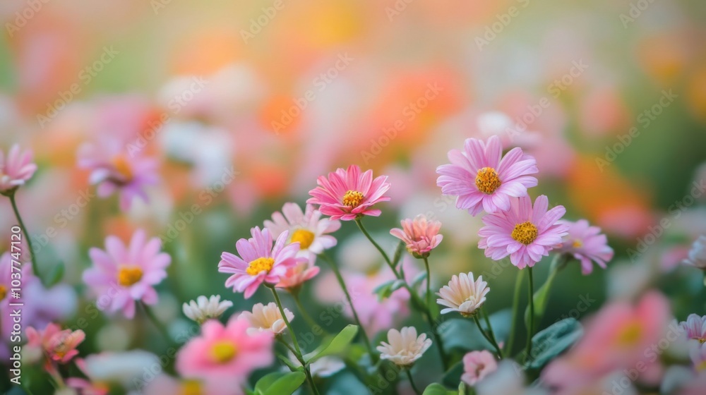 Floral Paradise: A Serene Tapestry of Blooms in Vibrant Hues Floral Paradise: A Serene Tapestry of Blooms in Vibrant Hues