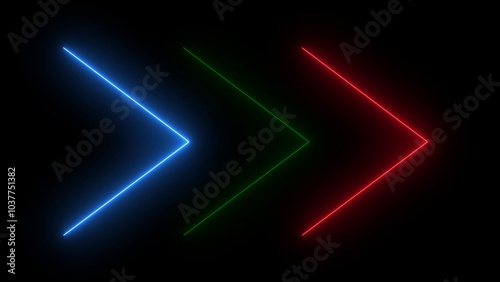 Wallpaper Mural Left -directional arrow  .Arrow sign  on a black background. Torontodigital.ca