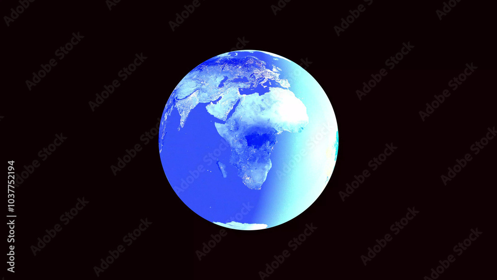 Fototapeta premium earth and moon