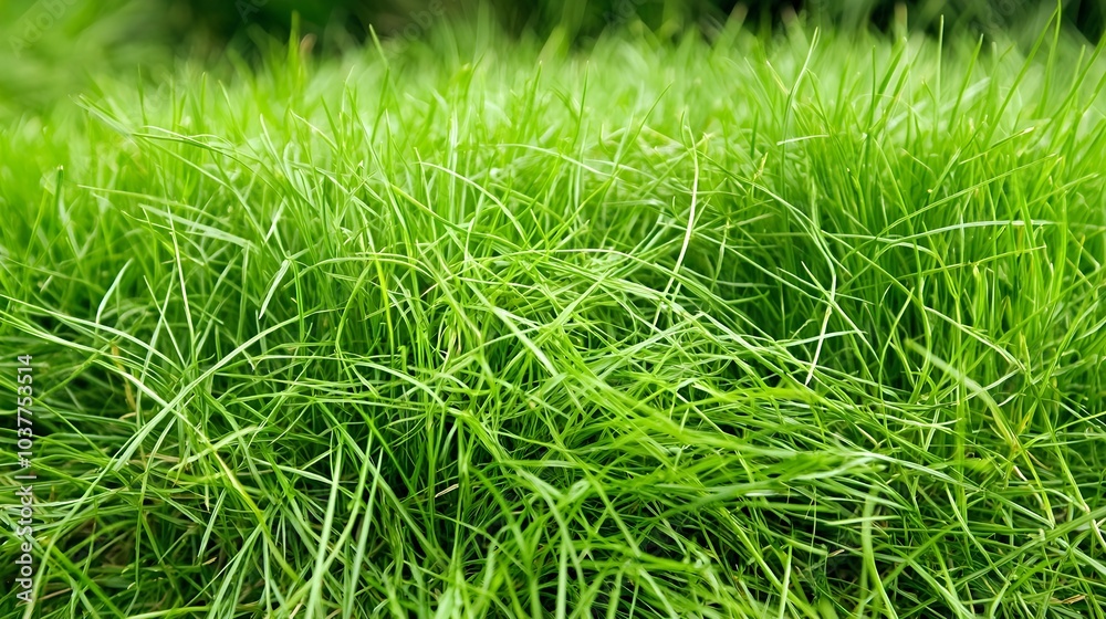 Lush Green Grass on a Bright White Background Lush Green Grass on a Bright White Background