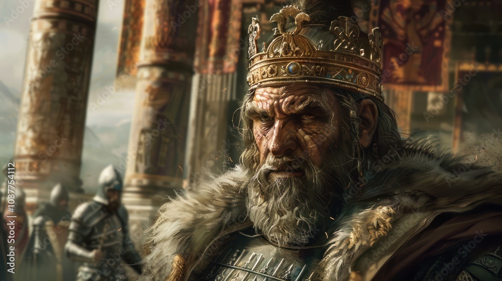 Obraz premium The King's Gaze