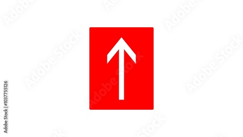 up arrow icon illustration black background 