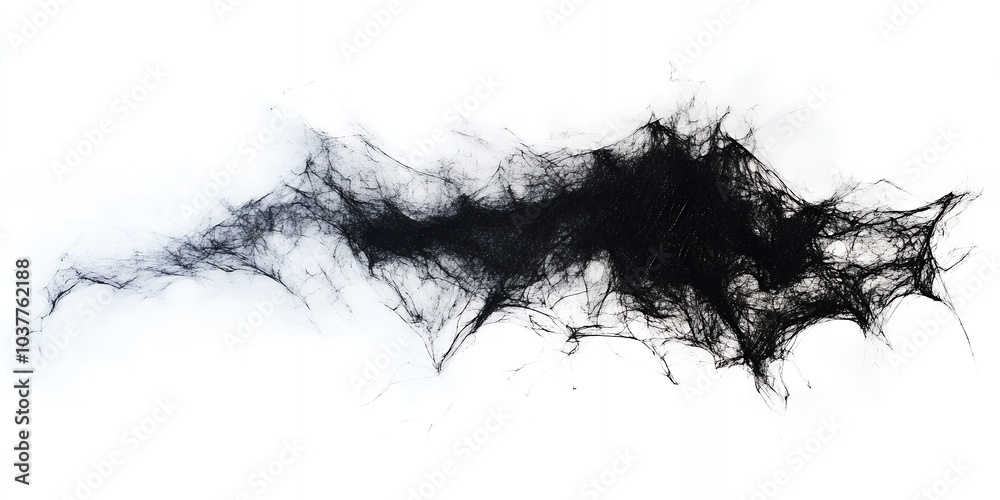 Abstract black and white ink drawing with intricate lines, creating a sense of depth and movement. Abstract black and white ink drawing with intricate lines, creating a sense of depth and movement.