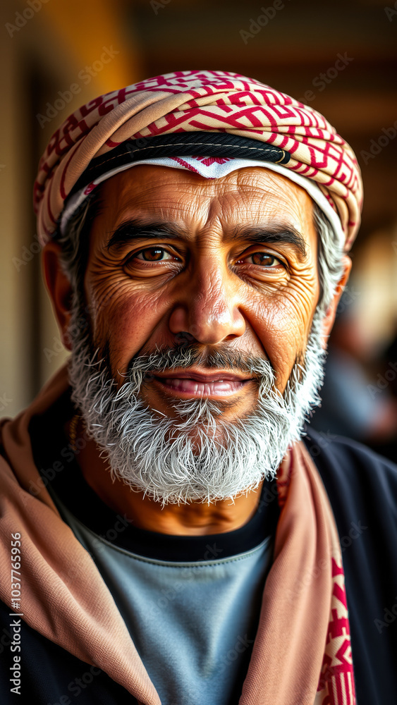 man with a white beard smiles calmly man with a white beard smiles calmly
