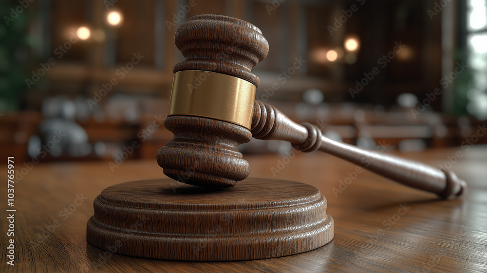 The justice system symbolism of the gavel in courtrooms
