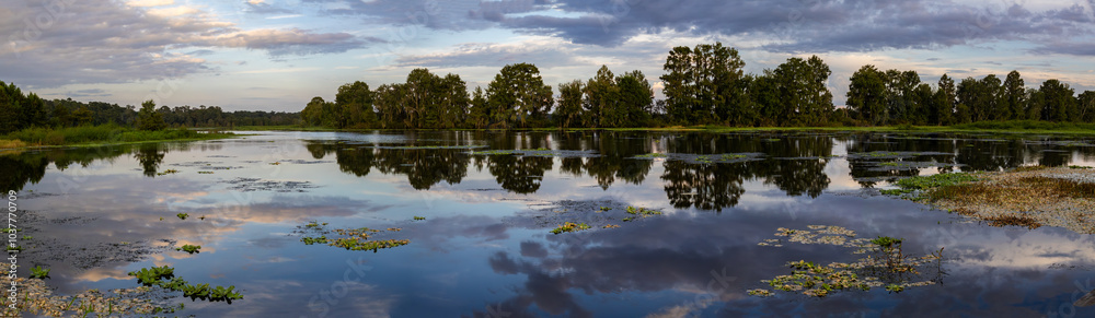 Sunset Over Alligator Lake, Lake City, Florida Sunset Over Alligator Lake, Lake City, Florida