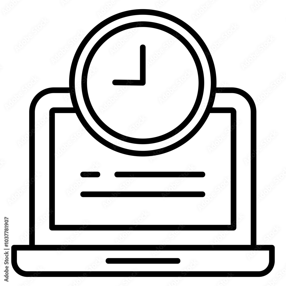 Working Time Icon Element For Design Working Time Icon Element For Design