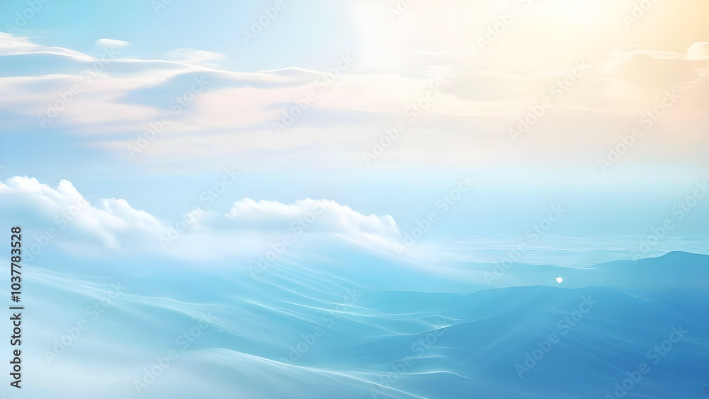 Fototapeta premium abstract backdrop with sky