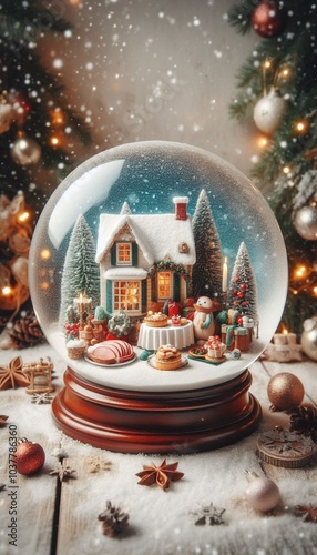 Snow Globe Christmas Party