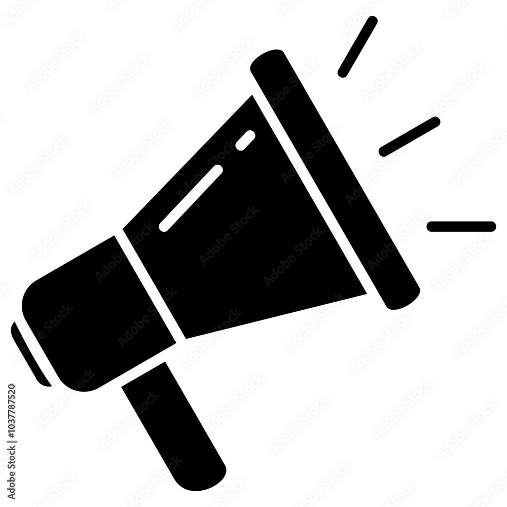 Bullhorn Icon Element For Design Bullhorn Icon Element For Design