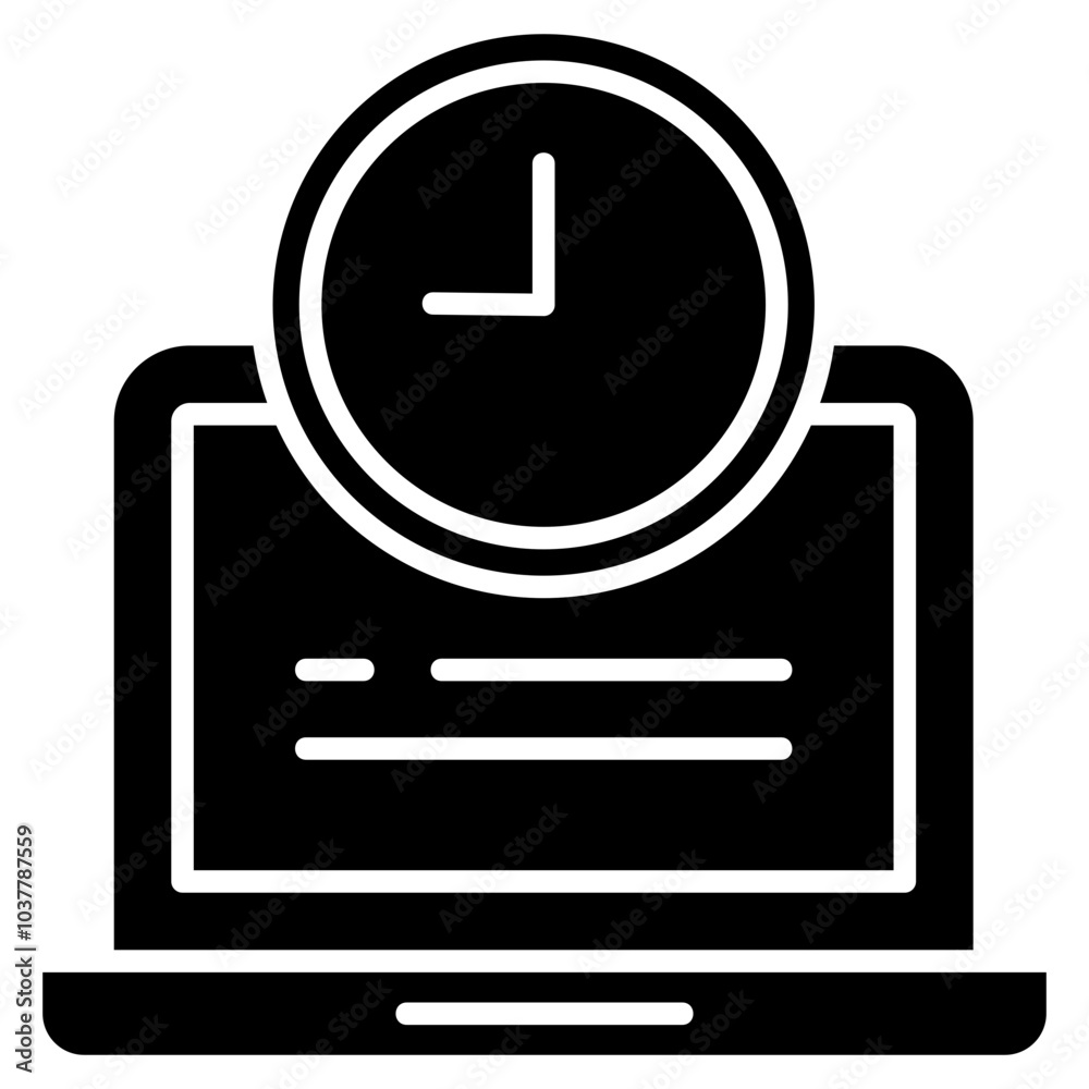 Working Time Icon Element For Design Working Time Icon Element For Design