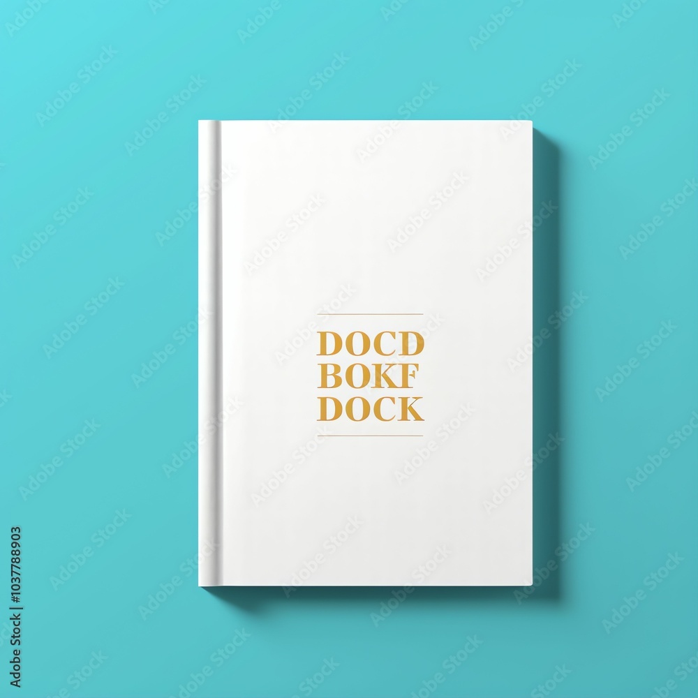  Photo realistic mockup of a book without layout and plain