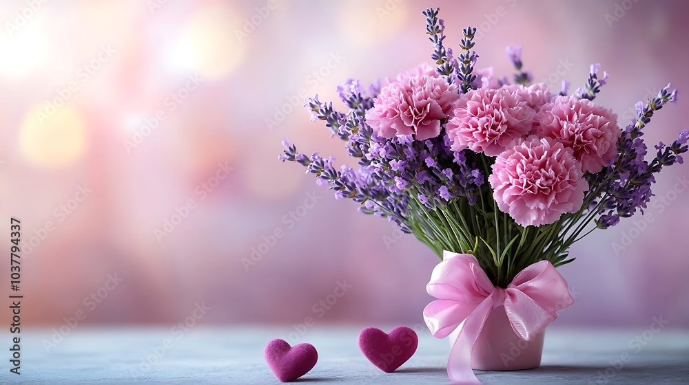 Pastel Bouquet for Whimsical Valentine's Day Decoration Pastel Bouquet for Whimsical Valentine's Day Decoration