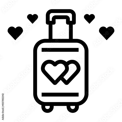 honeymoon Line Icon