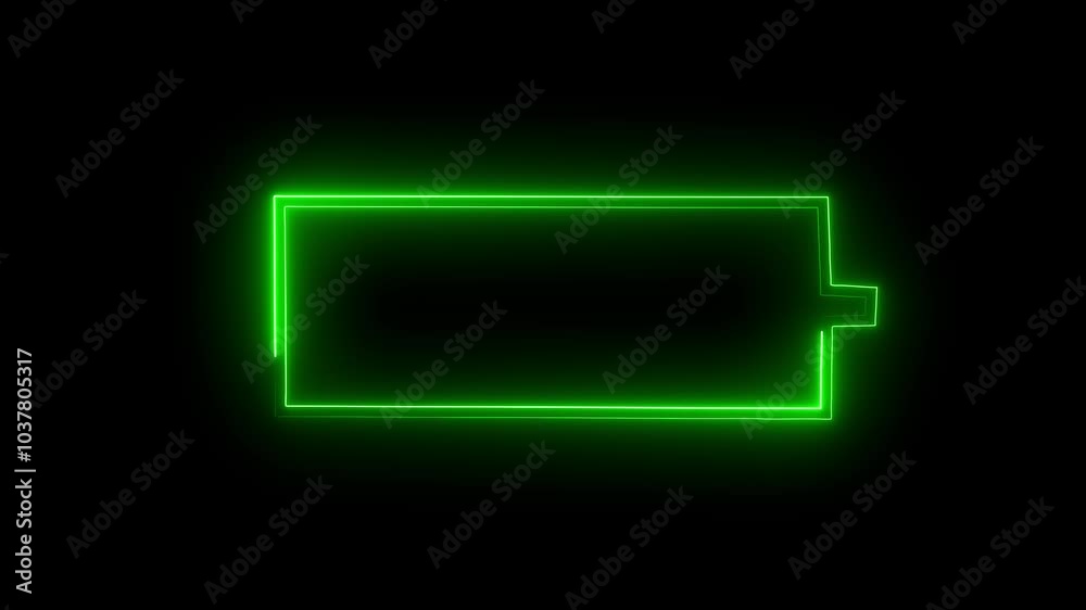 glowing battery glowing battery