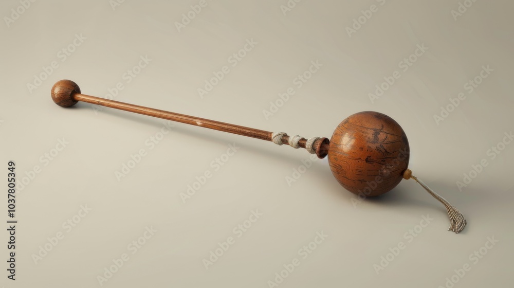 Artistic Berimbau on a Clean Background Artistic Berimbau on a Clean Background