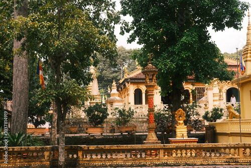 Buddhist temple in Tra Vinh photo