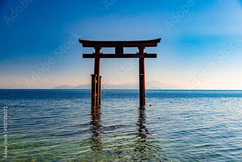 滋賀県 白髭神社の風景 