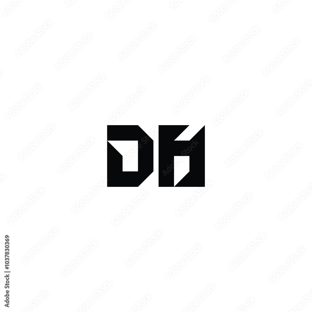 DH monogram logo design letter text name symbol monochrome logotype alphabet character simple logo