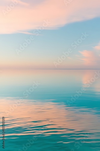 Serene Sunset over Calm Waters