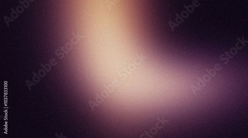 Abstract dark glowing purple magenta color grainy gradient backdrop design, copy space