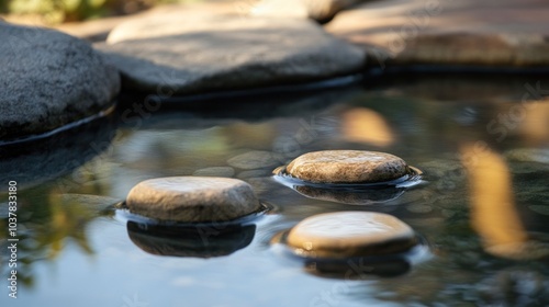 Stones Floating on Water