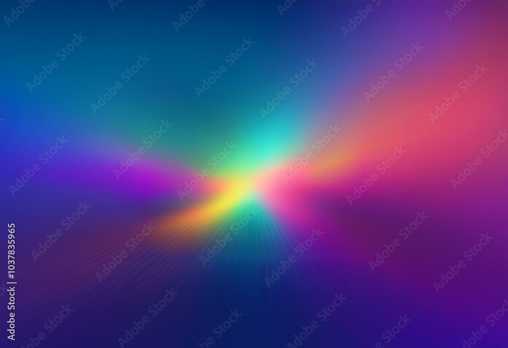 Abstract background with vibrant colors and lines radiating from the center. Abstract background with vibrant colors and lines radiating from the center.