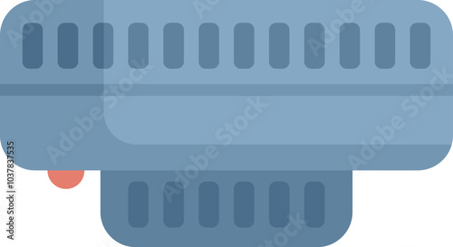 Modern air conditioner unit is cooling a home, providing relief from the heat