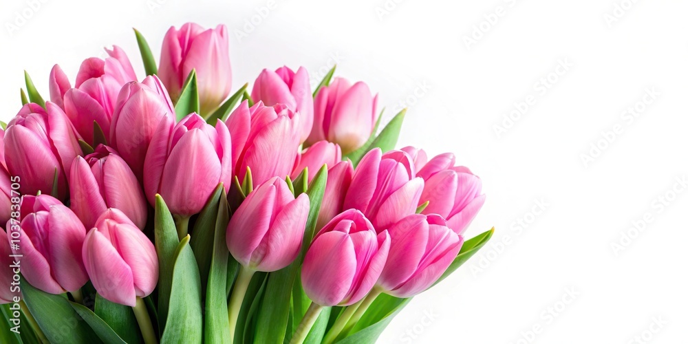 Close-up of beautiful pink tulip bouquet Close-up of beautiful pink tulip bouquet