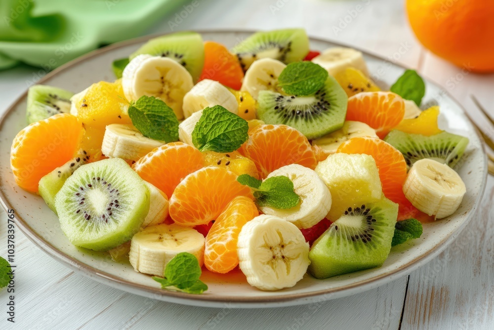 Fresh Fruit Salad with Mint Fresh Fruit Salad with Mint