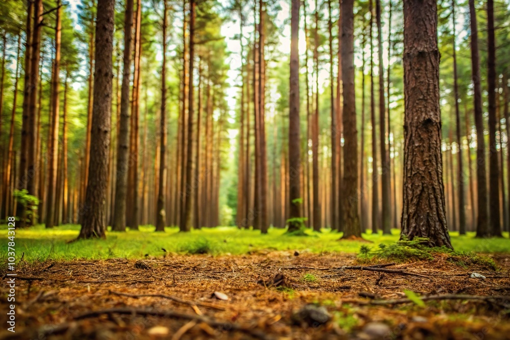 Obraz premium Close-up of decimated forest landscapes