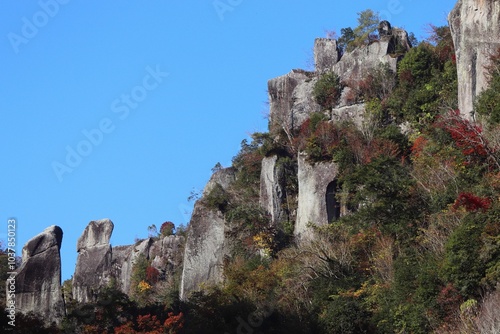 深耶馬溪　一目八景の夫婦岩