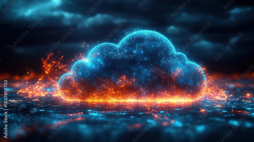 a visually striking cloud computing icon elegantly designed in 2d rendering the icon reflects high quality and simplicity symbolizing modern digital technology and cloud solutions a visually striking cloud computing icon elegantly designed in 2d rendering the icon reflects high quality and simplicity symbolizing modern digital technology and cloud solutions