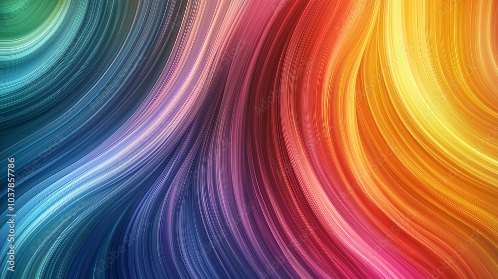 Abstract Flowing Colorful Wave Background Abstract Flowing Colorful Wave Background