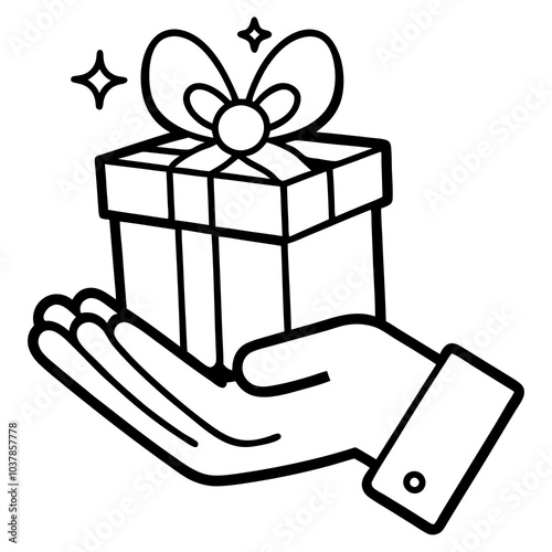 Favors vector illustration line art
