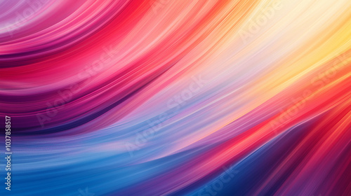 Abstract Colorful Diagonal Light Streaks Background