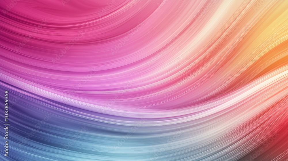 Obraz premium Abstract Background Design with Dynamic Colored Lines