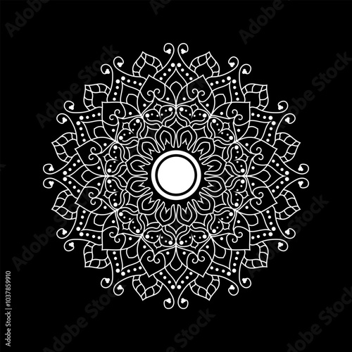luxury mandala design, vibrant mandala design,Circular pattern mandala design illustrarion