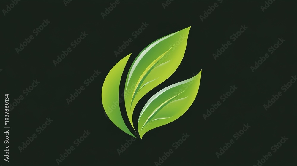 Modern logo design with a green element at the center of a leaf-shaped icon. This sleek, contemporary logo combines nature and sustainability themes, featuring a minimalistic leaf outline Modern logo design with a green element at the center of a leaf-shaped icon. This sleek, contemporary logo combines nature and sustainability themes, featuring a minimalistic leaf outline